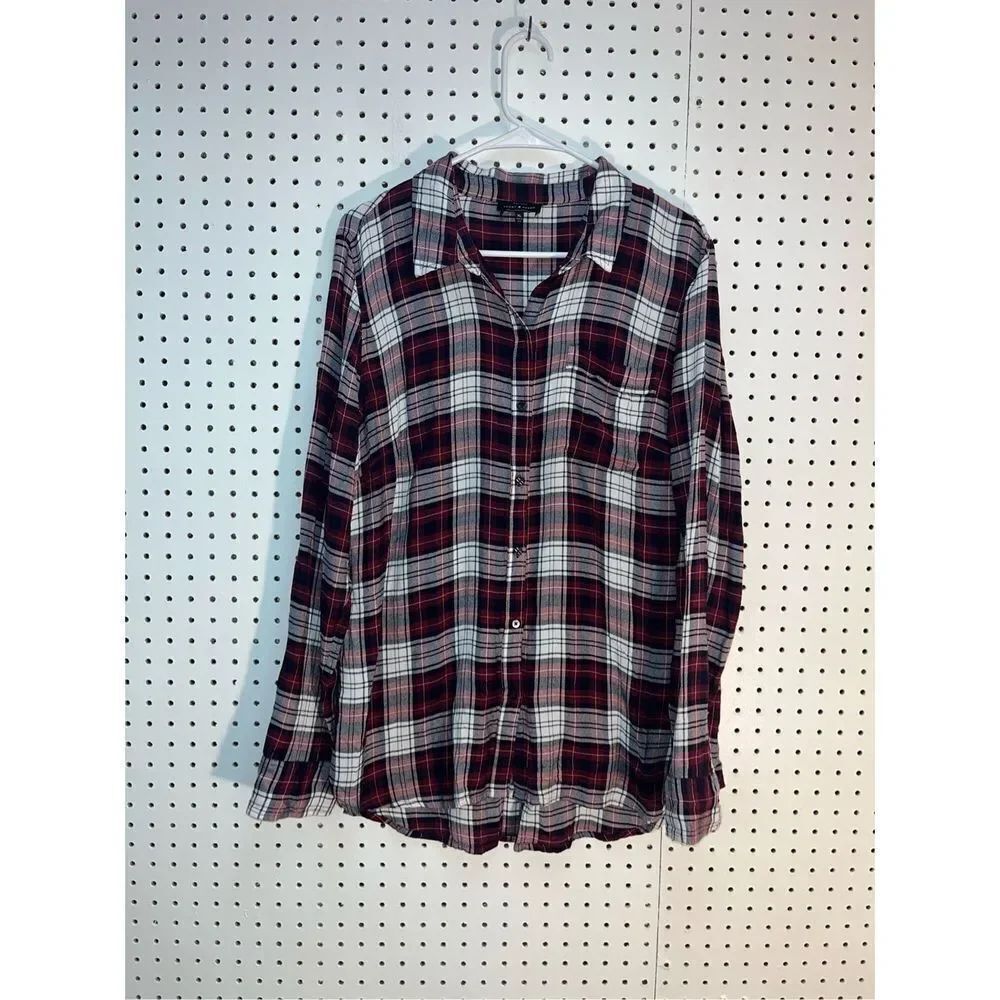 Lucky Brand plaid button down shirt